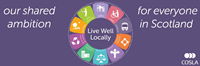 COSLA Live Well Locally campaign banner